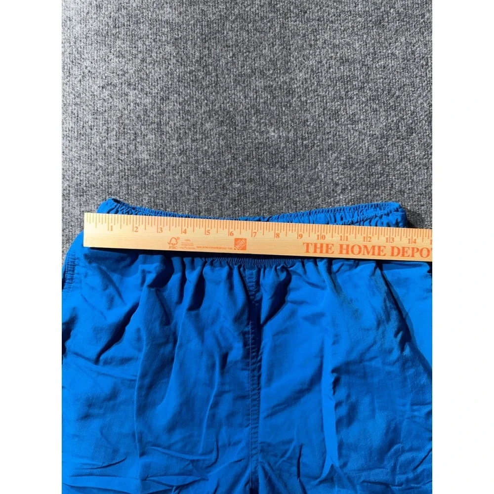 Lands End Vintage Mens Blue Supplex Nylon Windbreaker Pants Made in USA Size 34